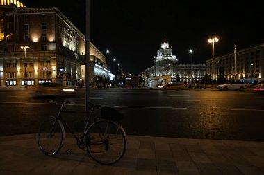 Moskova gece Zafer Meydanı
