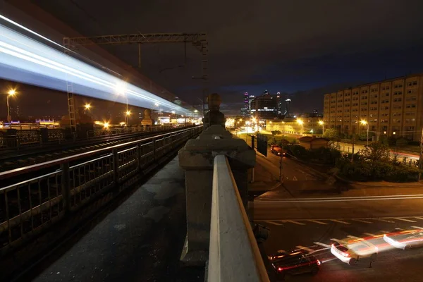 Die Nacht Moskau — Stockfoto