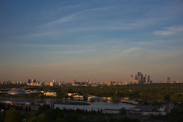 Staden Moskva Naturens Krylatskoye District Park — Stockfoto