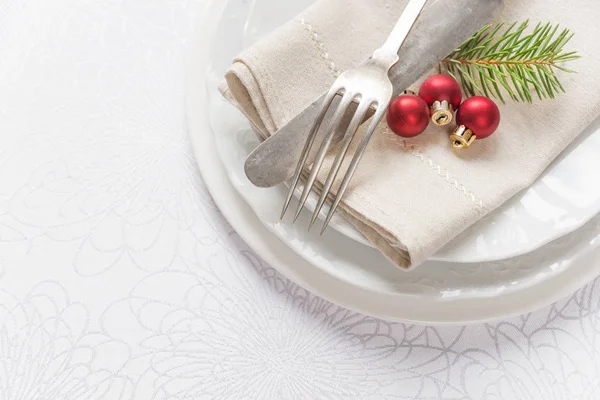 Prachtige kerst tafel — Stockfoto