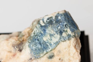 Blue corundum Sapphire crystal clipart