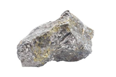 Pentlandite üzerinde beyaz izole