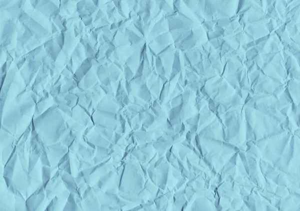 Голубая скомканная бумага — стоковое фото