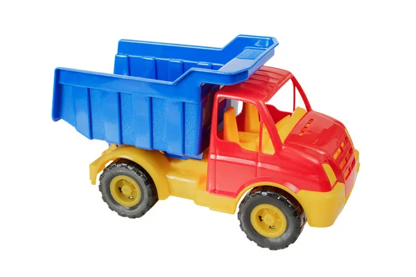Camión de juguete sobre fondo blanco — Foto de Stock