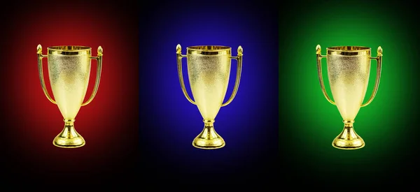 Golden trophy koppar — Stockfoto