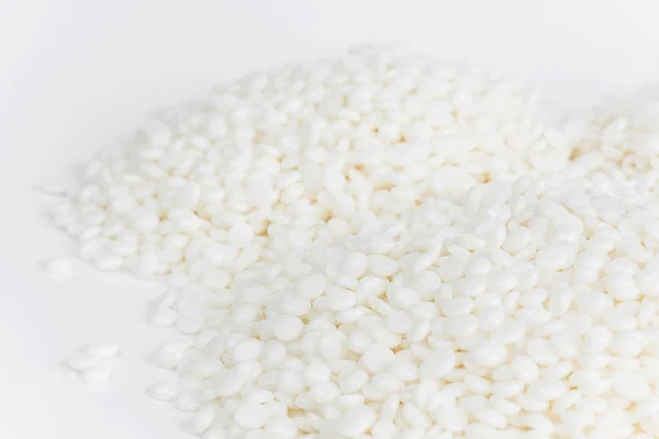 White polymer granules — Stock Photo, Image