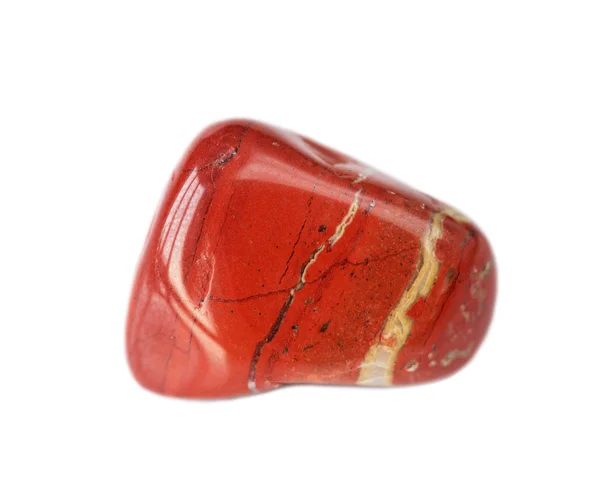 Red natural jasper stone — Stock Photo, Image