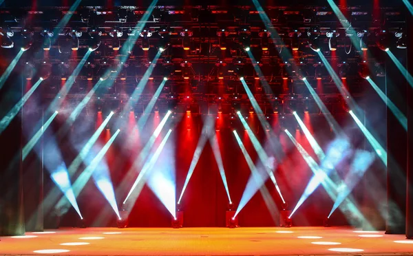 Illuminated show stage — Stock Photo, Image