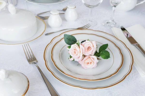 Elegance table setting — Stock Photo, Image