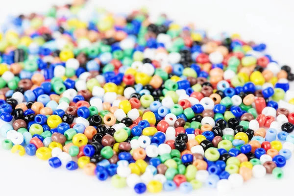 Heap of multi-colored beads — Stock Photo, Image