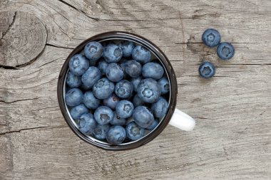 Yaban mersini emaye kupa