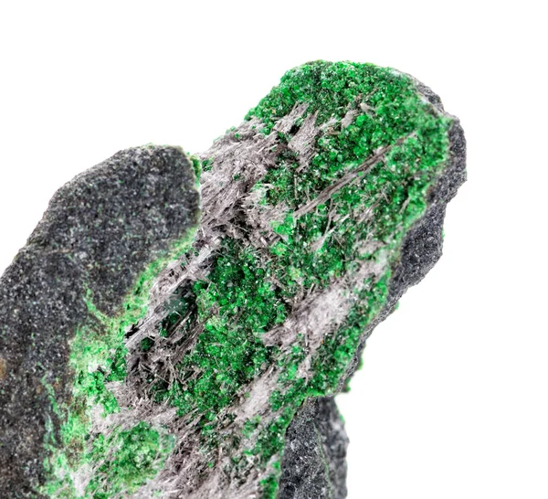 緑灰クロム柘榴石の Shuiskite — ストック写真