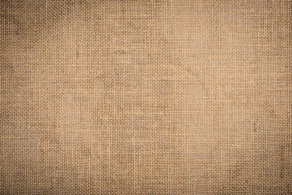 Rough brown hessian (burlap) cloth texture — Stock Photo, Image