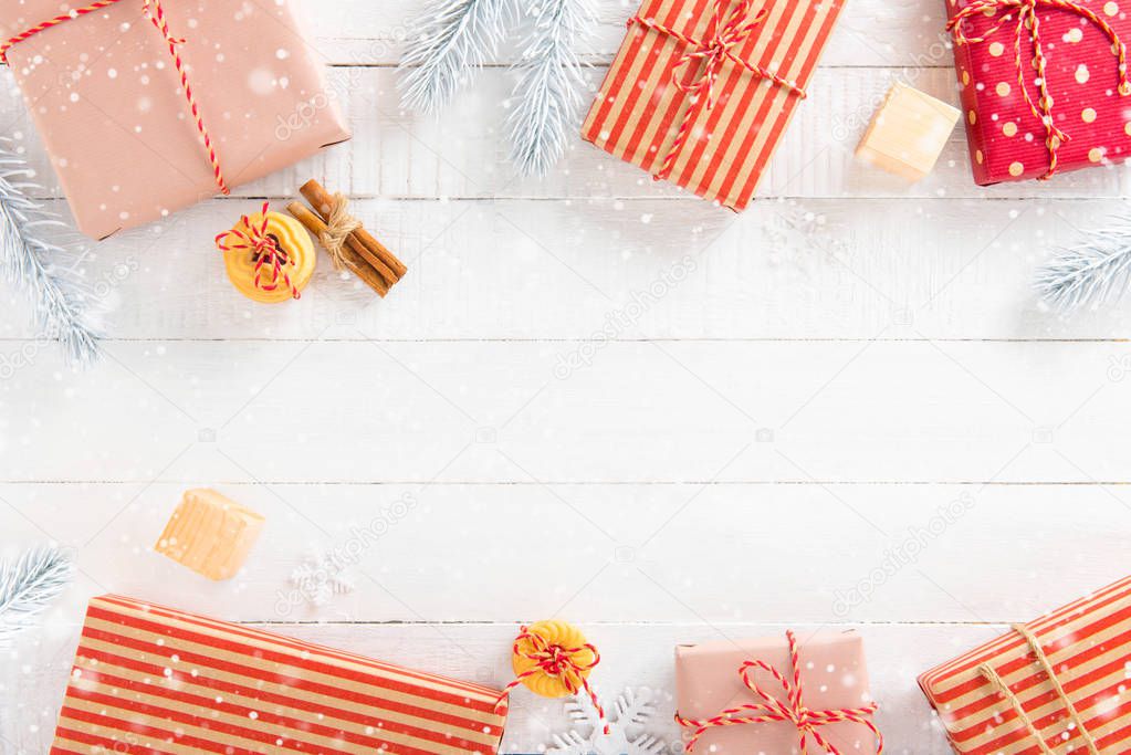 Christmas theme background with copy space