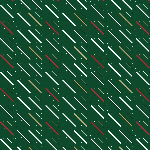Diagonale lijn een streepjespatroon op donkere groene achtergrond — Stockvector