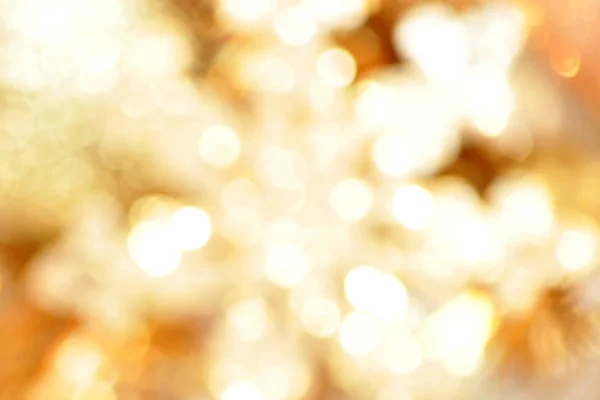 Shiny golden bokeh abstract background — Stock Photo, Image