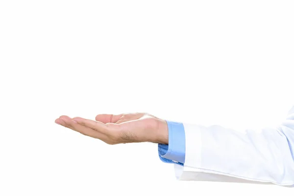 Pusty ręka lekarza — Zdjęcie stockowe