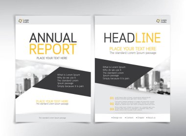 Modern iş kapak sayfaları, vektör şablon alanı olan,