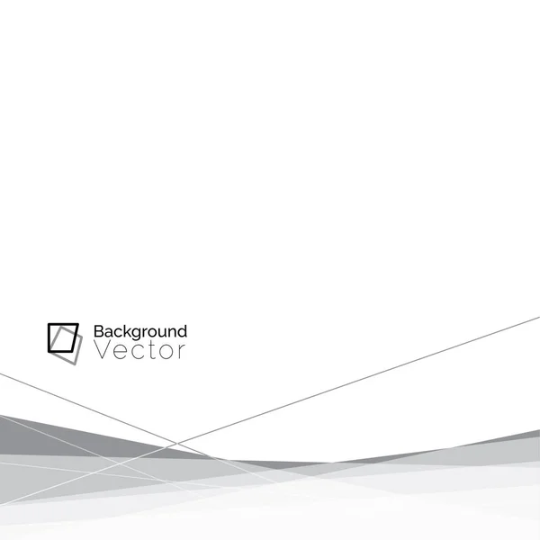 Moderne weiße graue Linie abstrakten Hintergrund — Stockvektor
