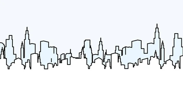 City building skyline — Stock Vector