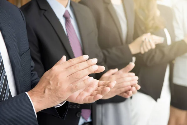 Business people  clapping their hands — Stock Photo, Image