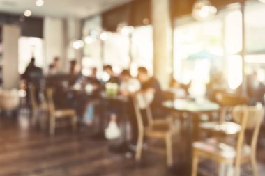 Restoran iç için arka plan bulanıklık