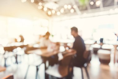 Restoran iç için arka plan bulanıklık