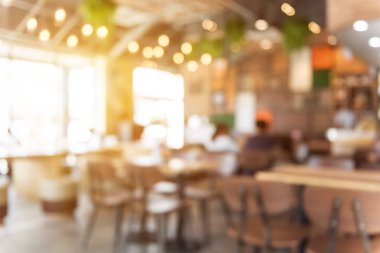 Restoran iç için arka plan bulanıklık