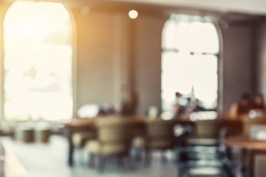 Restoran iç için arka plan bulanıklık