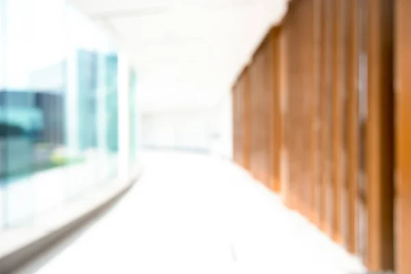 Blur empty office building hallway for background — Stock Photo, Image