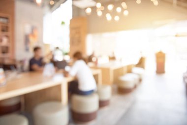 Restoran iç için arka plan bulanıklık