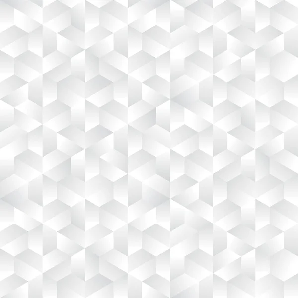 Abstrato branco cinza padrão hexagonal fundo —  Vetores de Stock