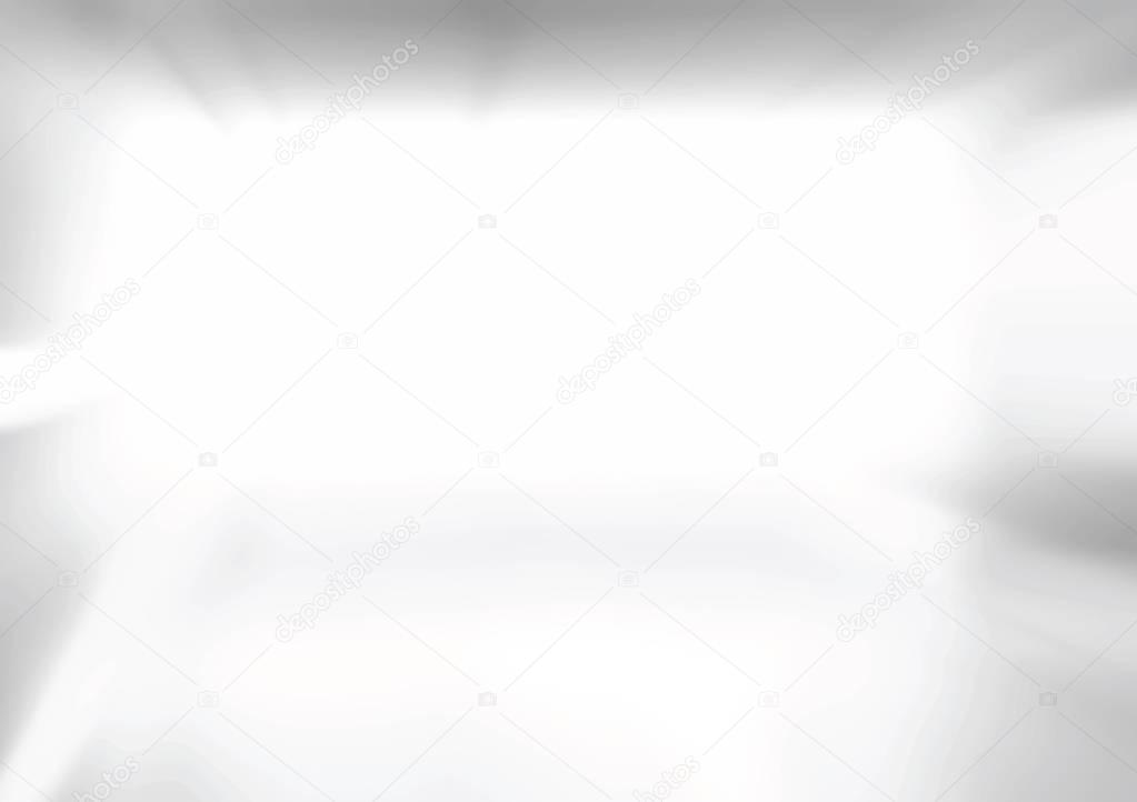 Abstract white room - vector background