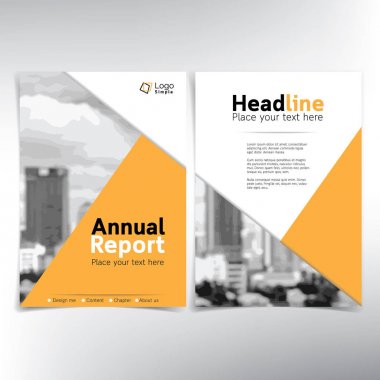 Modern iş kapak sayfası, vektör şablon, kat mülkiyeti ve rea