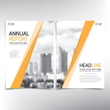 Modern iş kapak sayfası, vektör şablon, Emlak concep