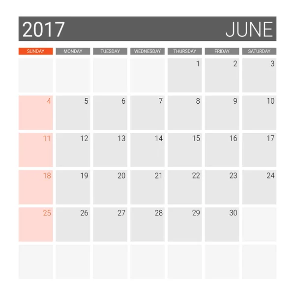 2016-125-vector-calendario2017-01-02 — Vector de stock