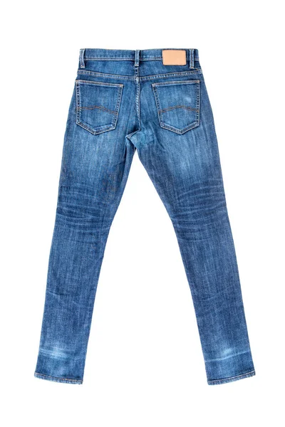 Arka mavi kot kot pantolon 