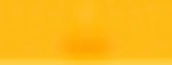 Suave Simples Amarelo Gradiente Amarelo Abstrato Banner Fundo — Fotografia de Stock