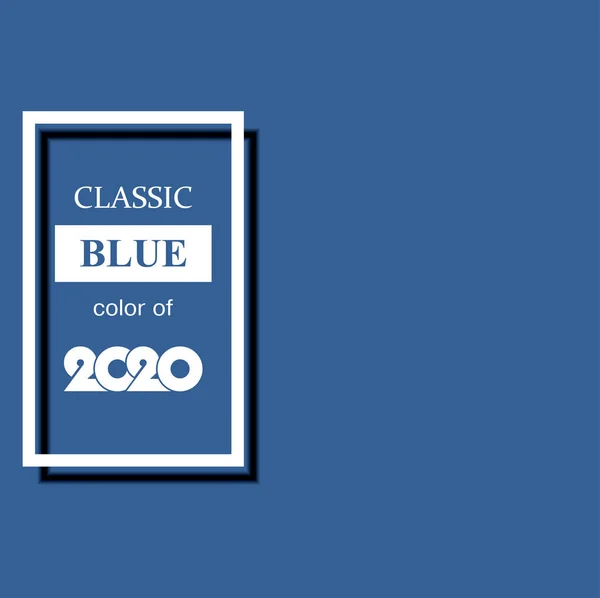 Klassischer blauer Hintergrund für Mode, Zuhause, Interieur — Stockvektor