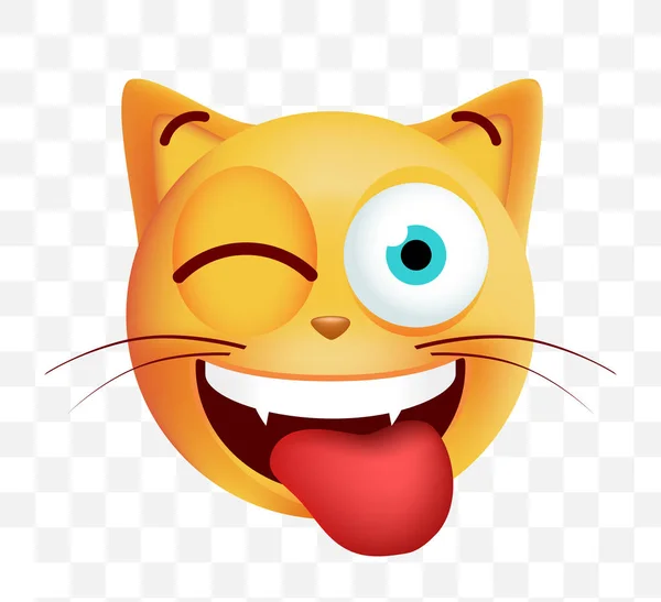 Isolated Cute Angry Cat Emoji Stock Illustration - Illustration of smile,  kawaii: 225096209