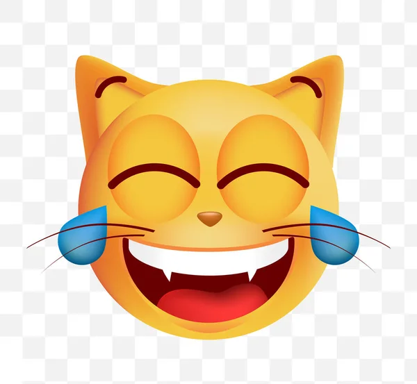 Flirty enfrentou a cabeça de gato pisca sedutoramente, emoticon de caixa de  ilustração vetorial. desenho de ícone doodle