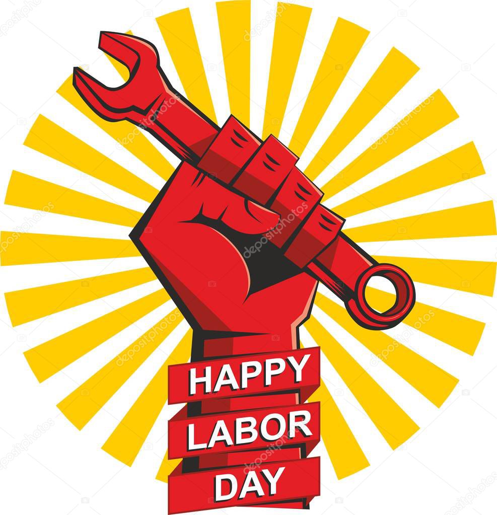 poster happy labor day