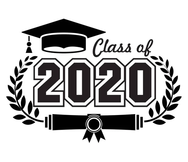 Clase de posgrado 2020 — Vector de stock