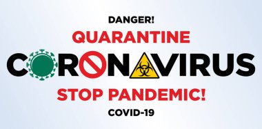Corona Virüsü 2020 Covid-19. Wuhan virüsü hastalığı, virüs enfeksiyonları önleme yöntemleri, bilgi toplama. Bilgi, Logo, sembol, illüstrasyon, vektör