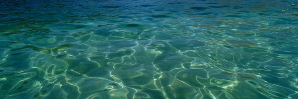 Agua Azul Del Mar Adriático Perast Montenegro —  Fotos de Stock