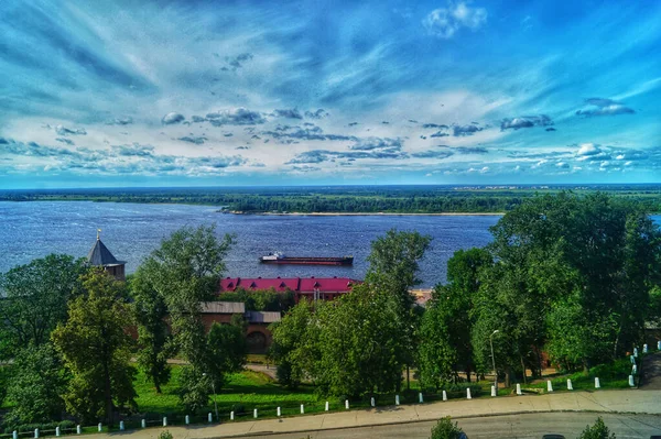 Όμορφη Sunny Nizhny Novgorod Ρωσία — Φωτογραφία Αρχείου