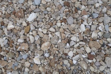 Yukarıda da görüleceği plaj çakıl tam kare çok renkli