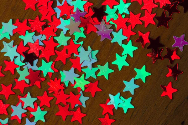 Fondo Que Consiste Pequeñas Estrellas Brillantes Para Navidad Año Nuevo — Foto de Stock