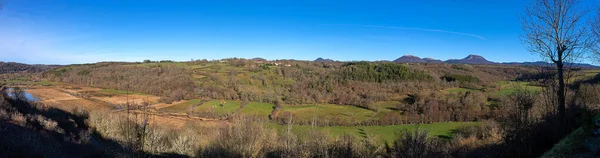 Vue Panoramique Sur Puy Dôme Puy Come Auvergne Vue Saint — Photo