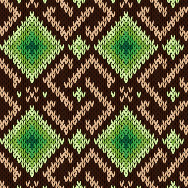 Süs Dikişsiz örgü desen